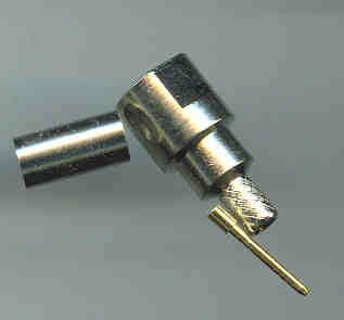 Connector FME Plug, FME Male, RG58 