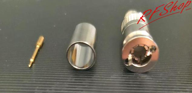 Connector Micro-BNC Plug, Micro-BNC male, RG59