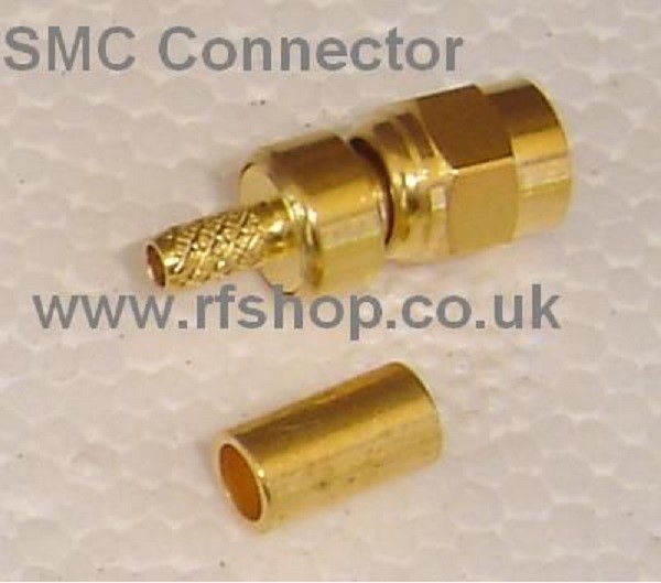 Connector SMC Plug, SMC Male, RG316