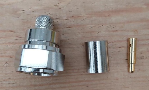 Connector 4.3 Plug, 4.3 Male, LMR400