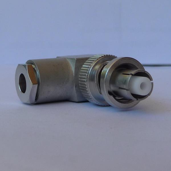 Connector SHV Plug, SHV Male, Right Angle, clamp, RG58