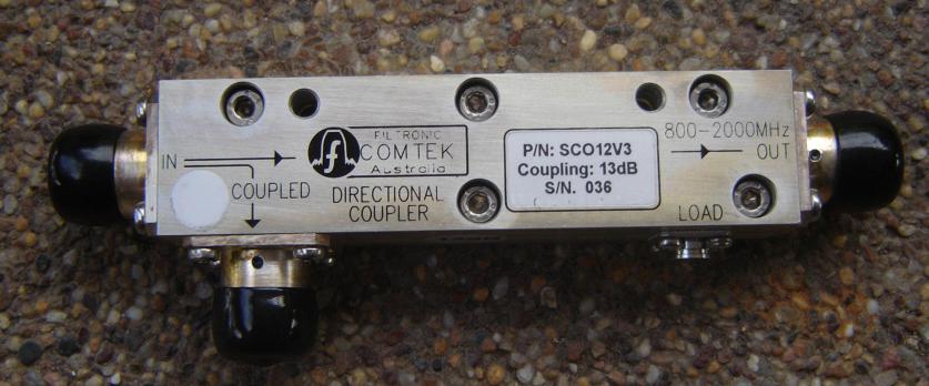 Coaxial Directional Coupler, 13dB 700-3000 MHz, SCO12V3