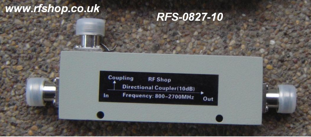 Coaxial Directional Coupler, N Connector, 700-2700 MHz, 10dB