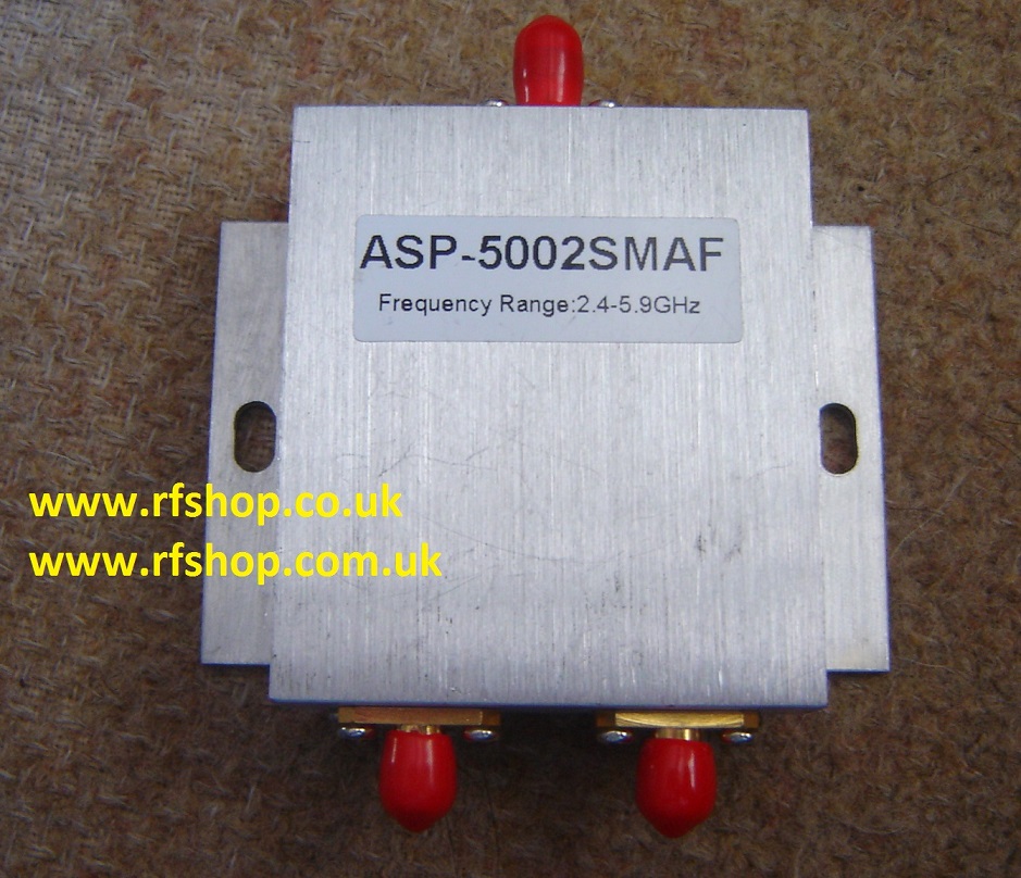 Coaxial Splitter, 2400-5900 MHz SMA Jack (Female pin) 2 Way Splitter