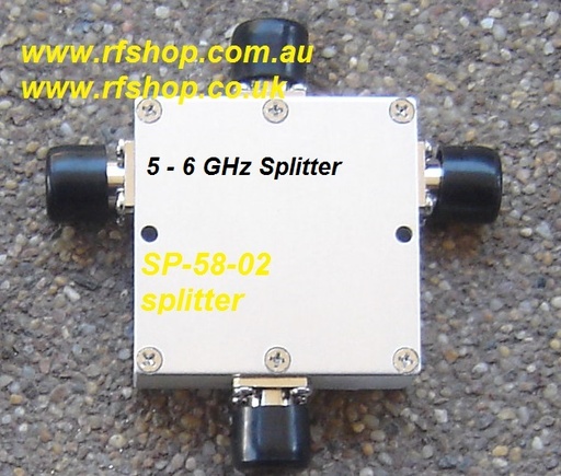 Divisor Coaxial, 5-6 GHz 3 way Splitter, Conectores N Hembra