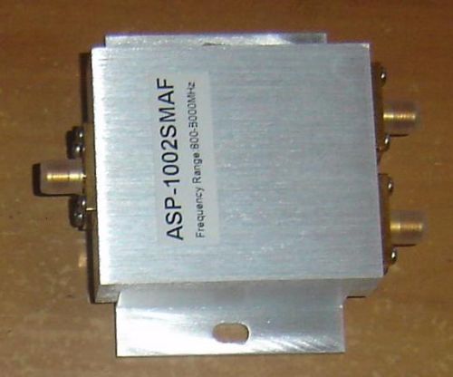 Coaxial Splitter, 800-3000MHz, 2 way, SMA Jack Connector,  50 ohm