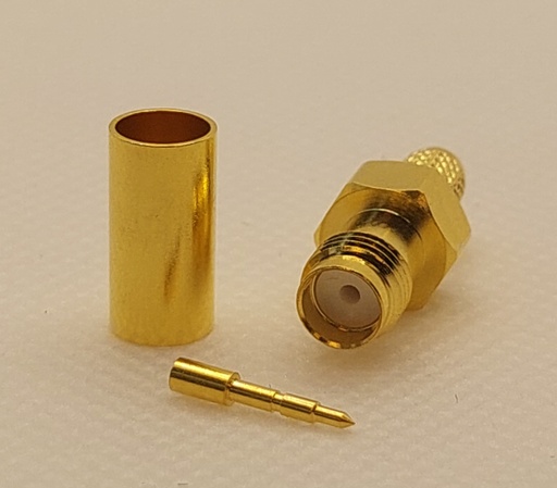 [CH-RAJ-200] Connector SMA Reverse Polarity Jack (male pin), LMR200