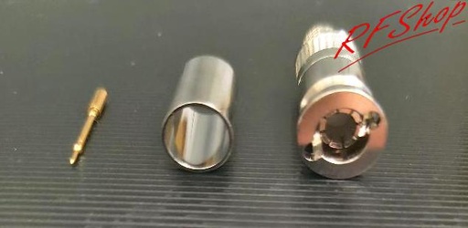[CH-MicroBP-59] Connector Micro-BNC Plug, Micro-BNC male, RG59