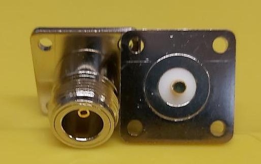 [CH-NJ-4HP-FLAT] Conector N Hembra, Montaje en Panel