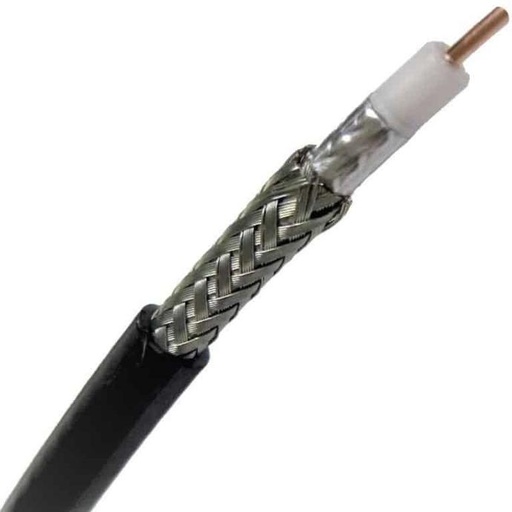 [Low-loss-195U] Cable Coaxial, Low-loss195 (LMR195 equivalent), PRECIO POR METRO