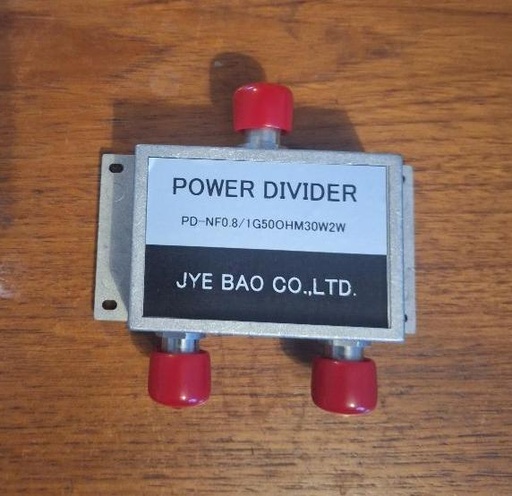 [PD-NF0.8/1G-30W-2W] Coaxial Splitter, 0.8-1GHz, 30 watts, 2 way Splitter, N Jack connectors