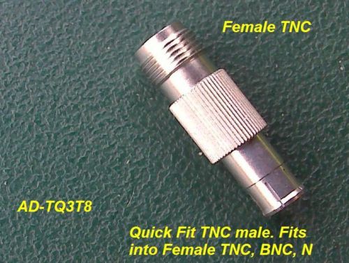 [AD-TQ3T8] Adapter TNC Quick Fit male to TNC female